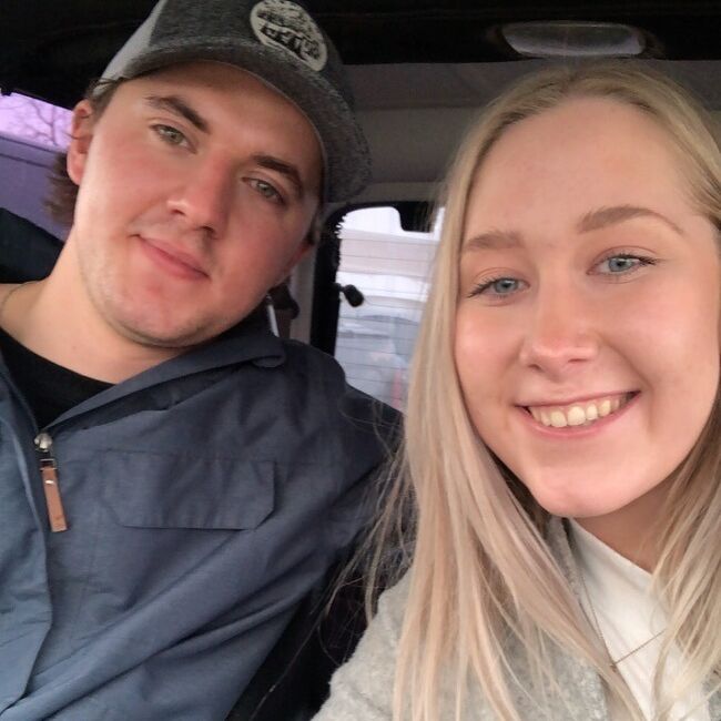 One of our very first dates. Lots of walks outside and car drives as it was during COVID. Our second date was quite eventful- we got pulled over by the cops as Justin got a noise complaint for his truck being "too loud" in a quiet neighbourhood lol must be a Taber boy thing -showing off your loud truck