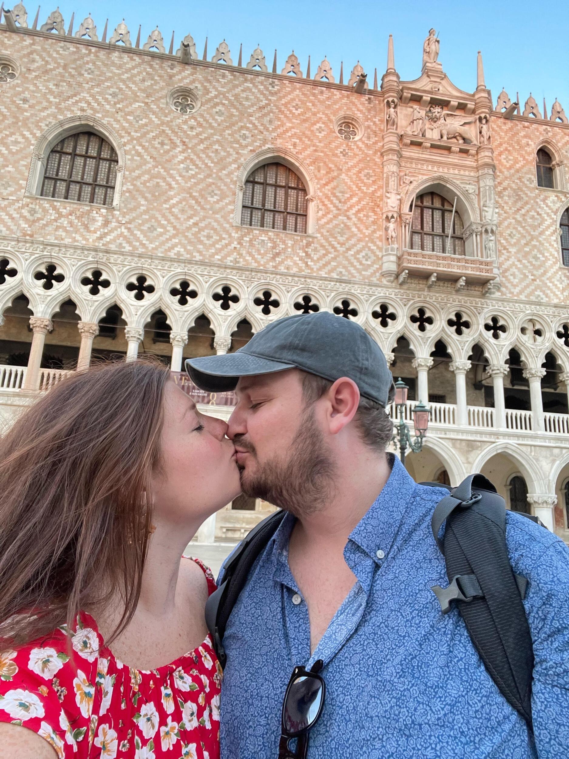 After only a couple of weeks apart, Nathan bought a last minute flight to Italy to spend more time with Elizabeth