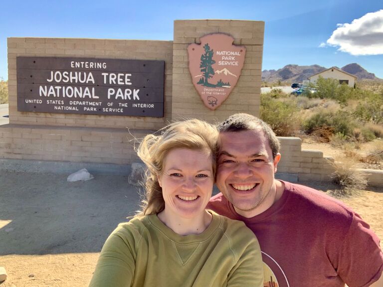 Our first trip to Joshua Tree National Park. We got surprised with a dusting of snow on one of our mornings!