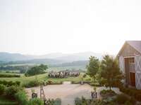 Pippin Hill Farm & Vineyards outdoor weddingceremony  in North Garden, Virginia