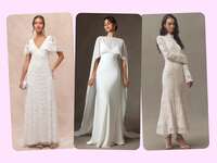 Three wedding dresses for older brides