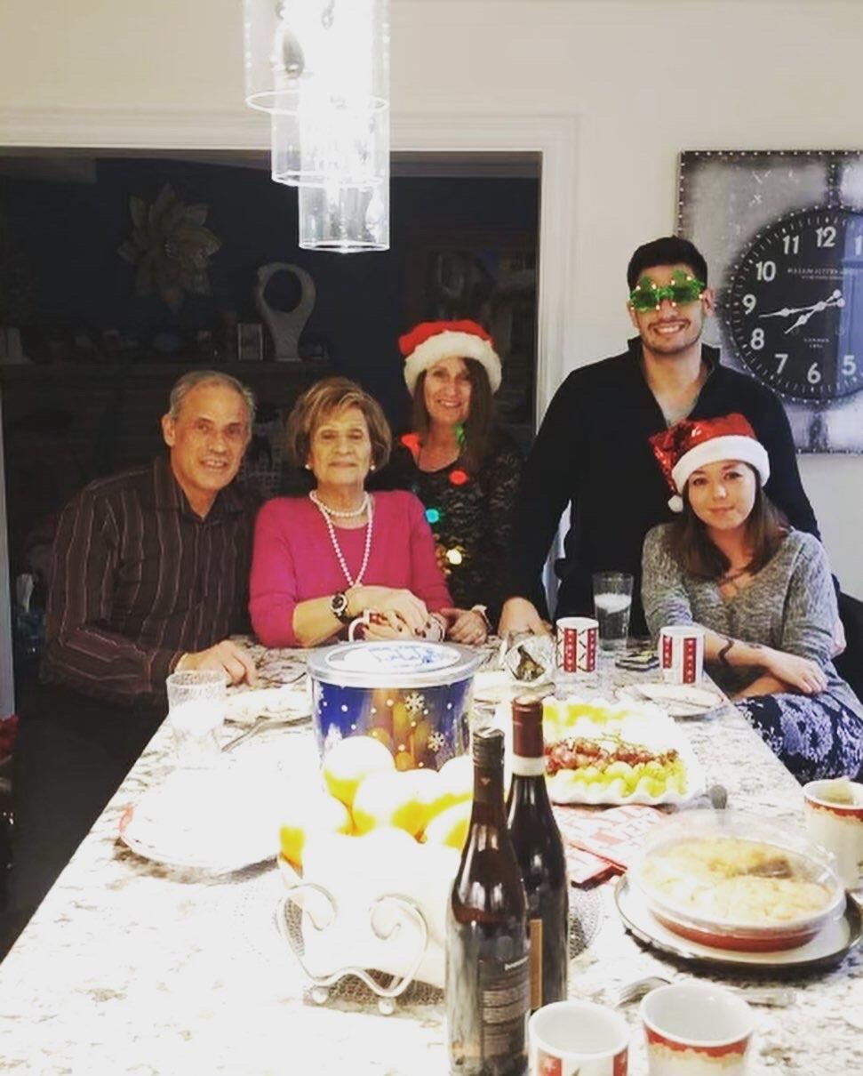 T & A's Greek Christmas Holidays together :) 
