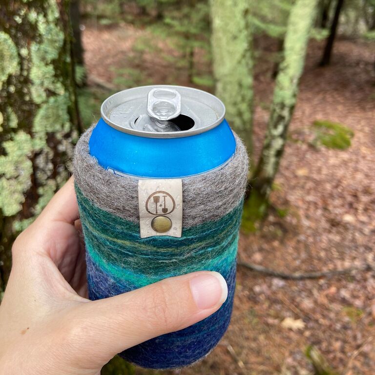 Wool can cooler anniversary gift