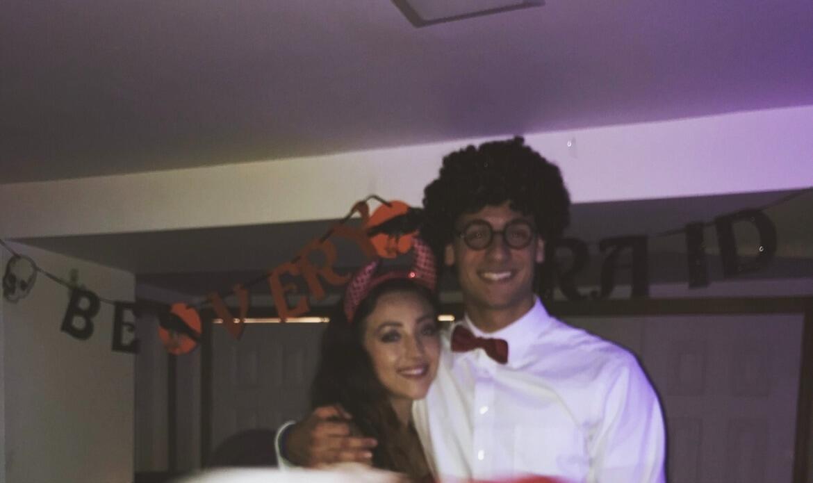 First Halloween together ( one of Jules' favorite holidays ).