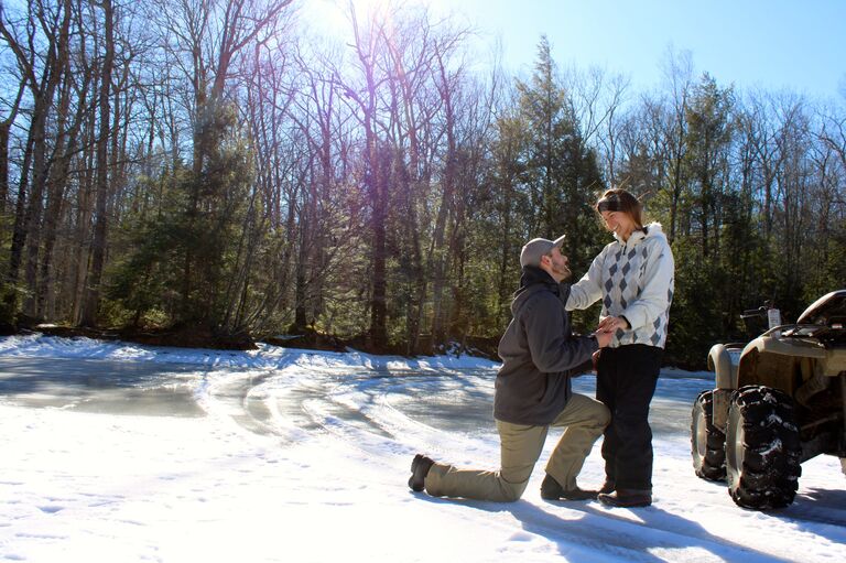 Andrew asked and I said yes!!!