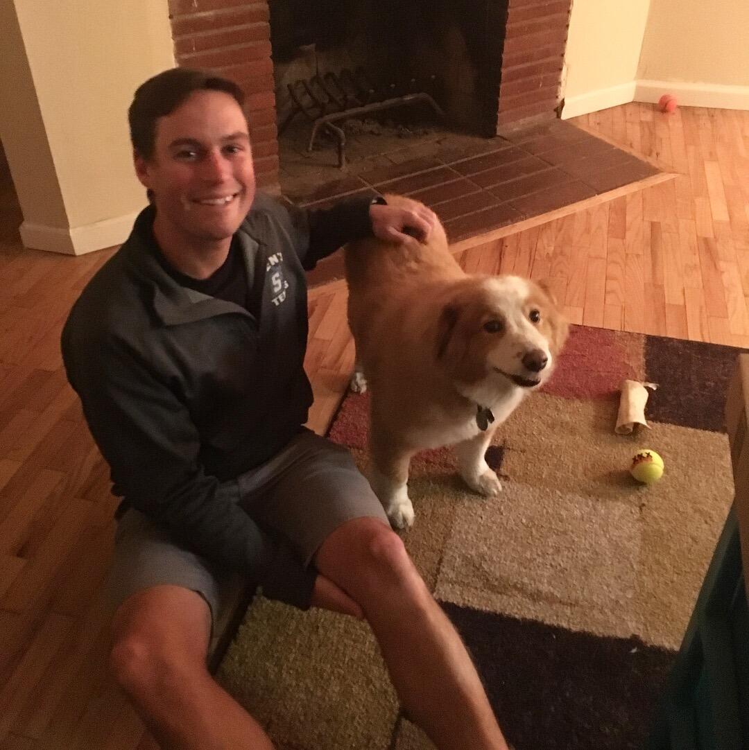 Matt drove down to help me move home from nursing school and I told him I was bringing a friend with us! 