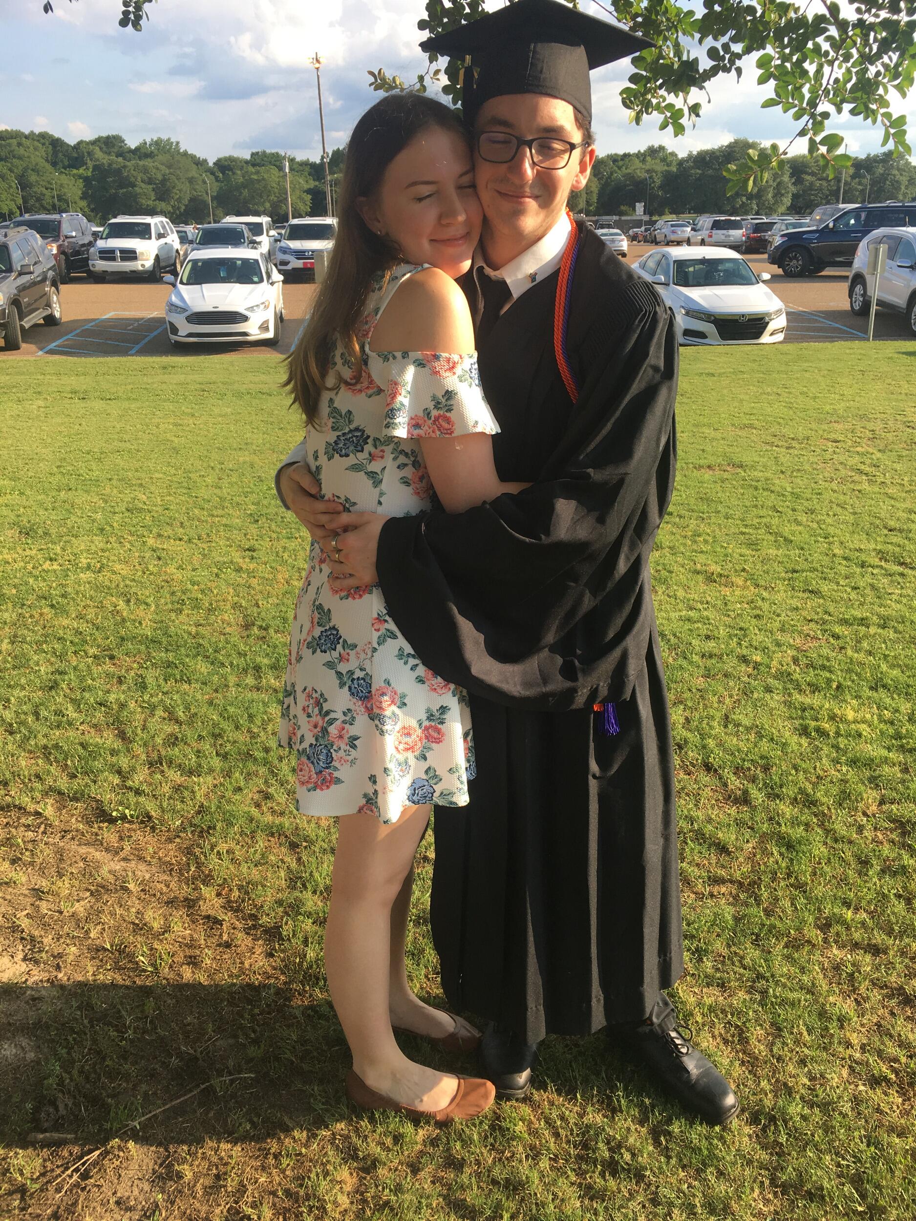 Lee's high school graduation