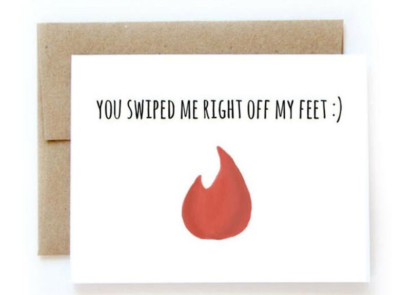 Funny Tinder Valentine's Day card