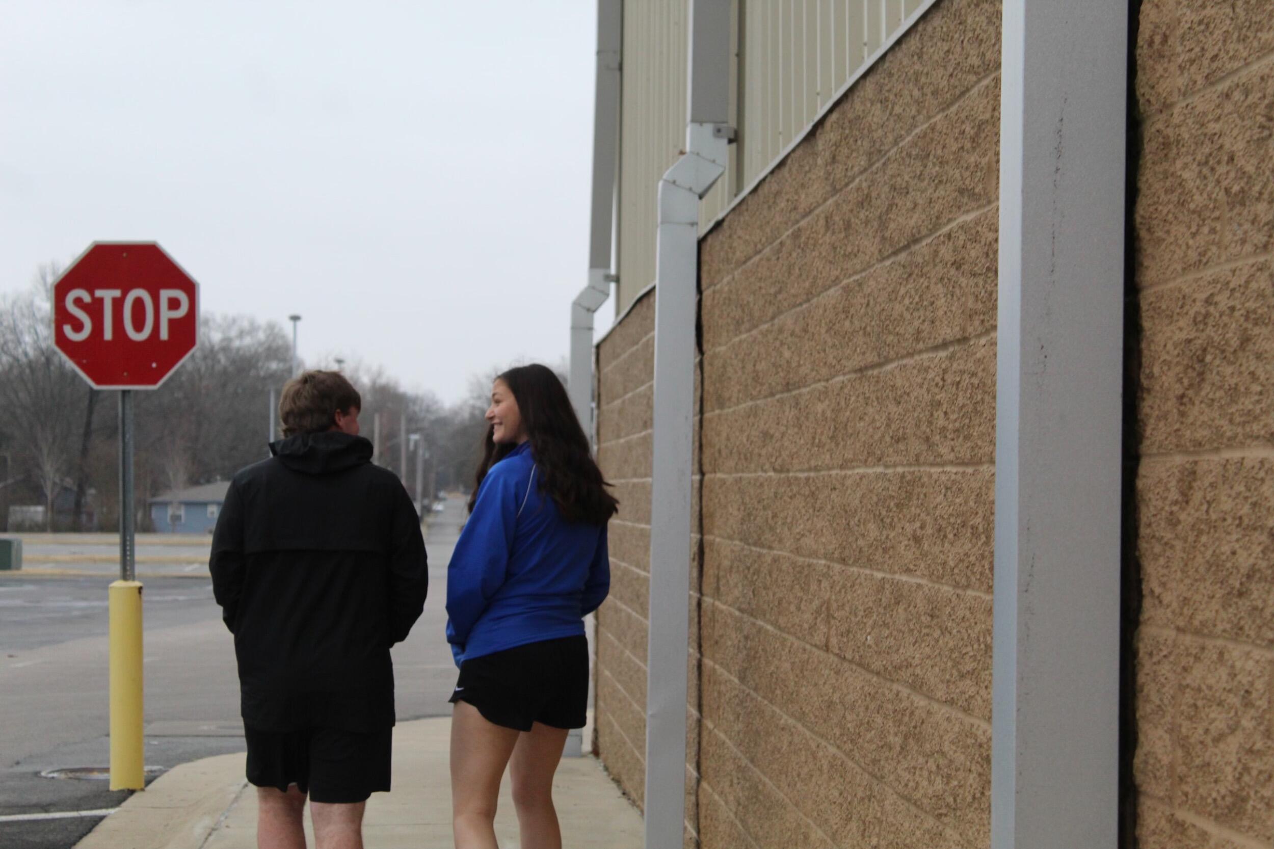 Our first soccer season together - Junior year