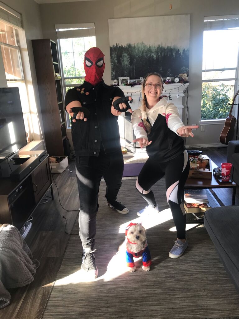 A quarantine Halloween 👻 🕸️
