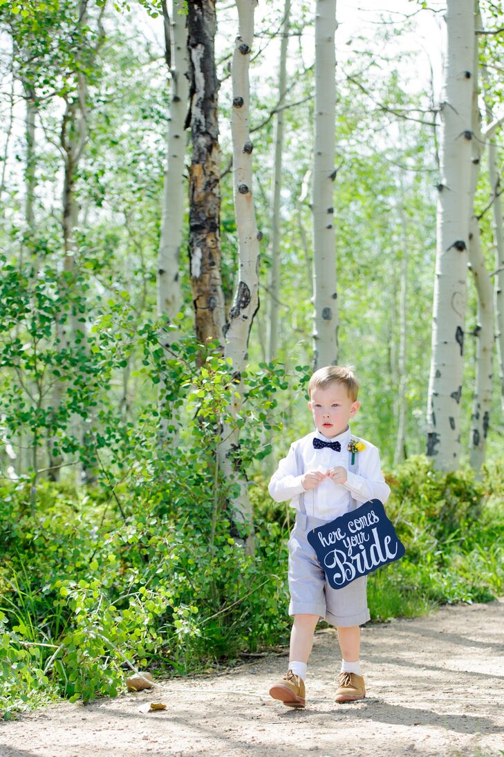 gray ring bearer outfit