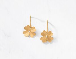 floral bridal earrings