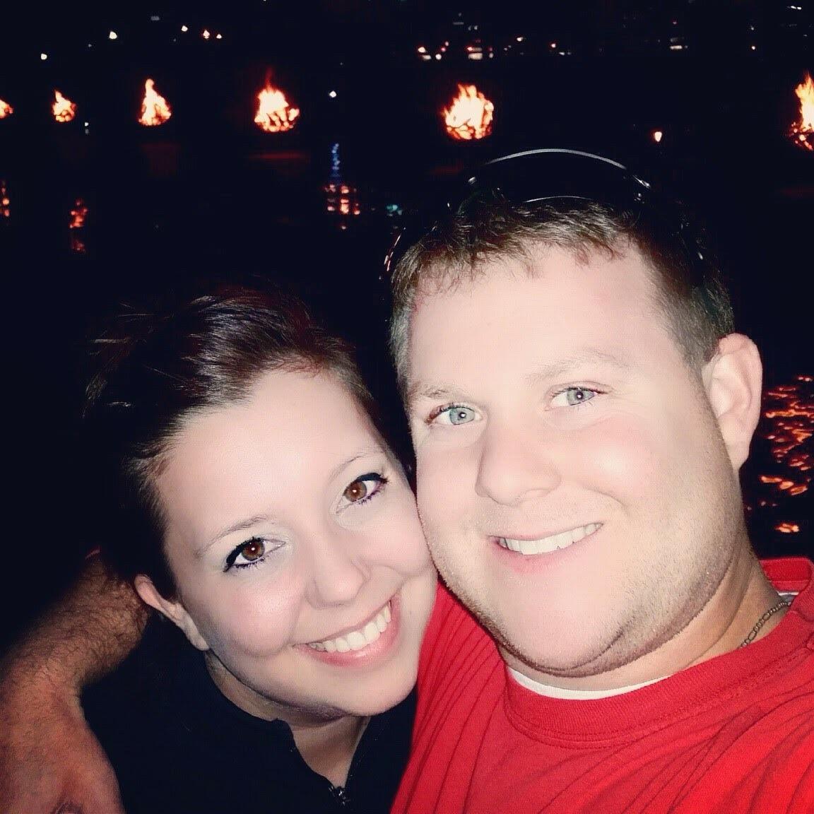A classic New England summer night- Megan and DJ went to their first WaterFire in Providence. It was beautiful, romantic… and Megan treated herself to the biggest éclair known to man.
