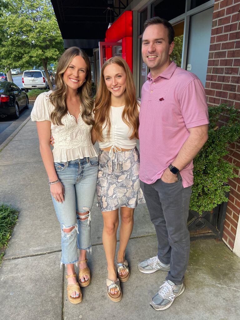 We met through our mutual friend, Olivia Brown