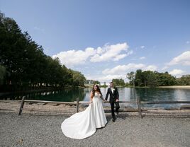 Outdoor wedding venue in Millstone Township, New Jersey.