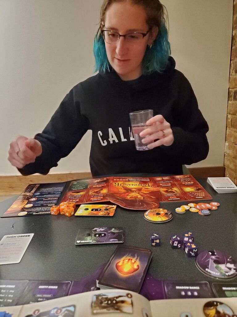 We discovered our favorite board game: Dice Throne