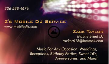 Z's Mobile DJ Service - DJ - Asheboro, NC - Hero Main