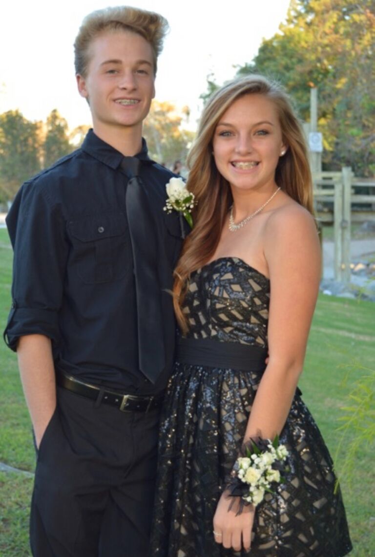 Kaitlyn's freshman homecoming