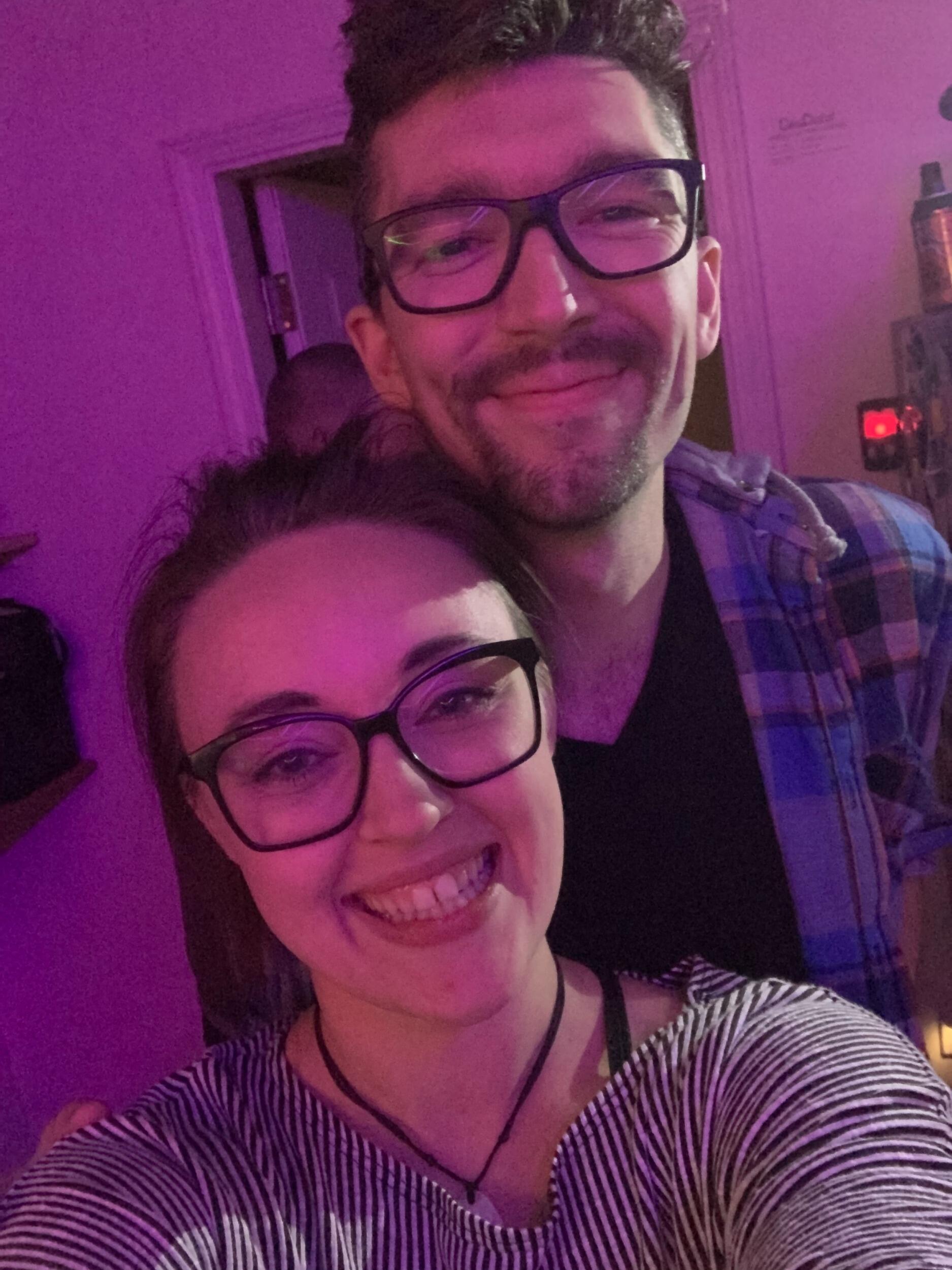 The night before we became "official." 