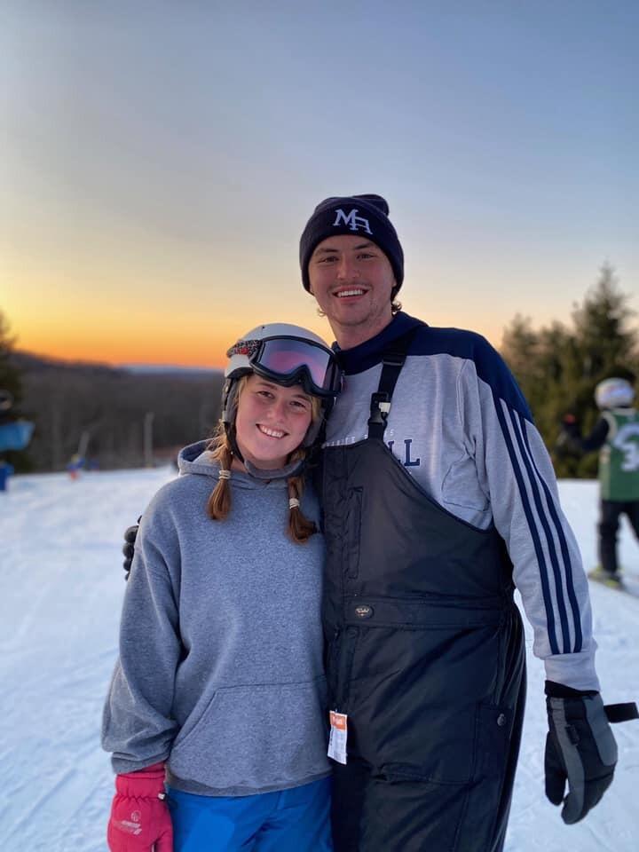One of the first times hanging out with one of Simon's brother and sister-in-law, Choppy and Antonia. We went to Winterplace Ski Resort. 