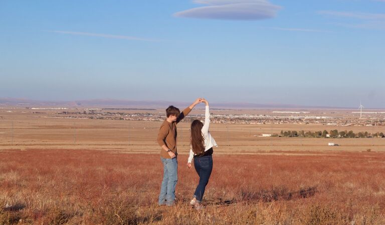 One of Sofia’s trips home for Thanksgiving Break in 2022 while we were doing long distance #2