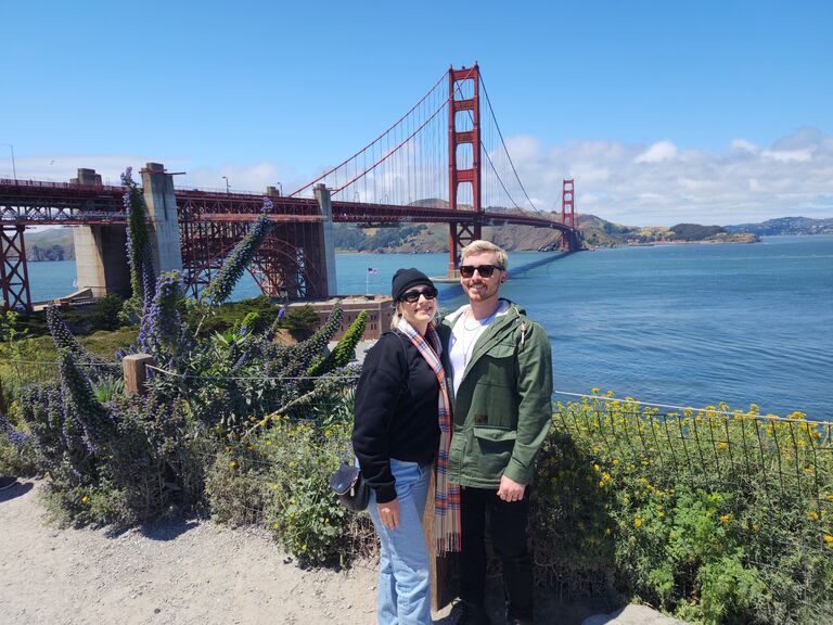 Our first time visiting San Francisco together. 