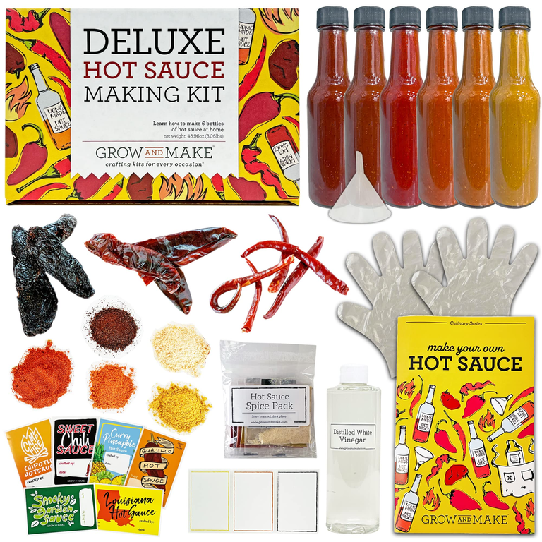 DIY hot sauce make at home kit