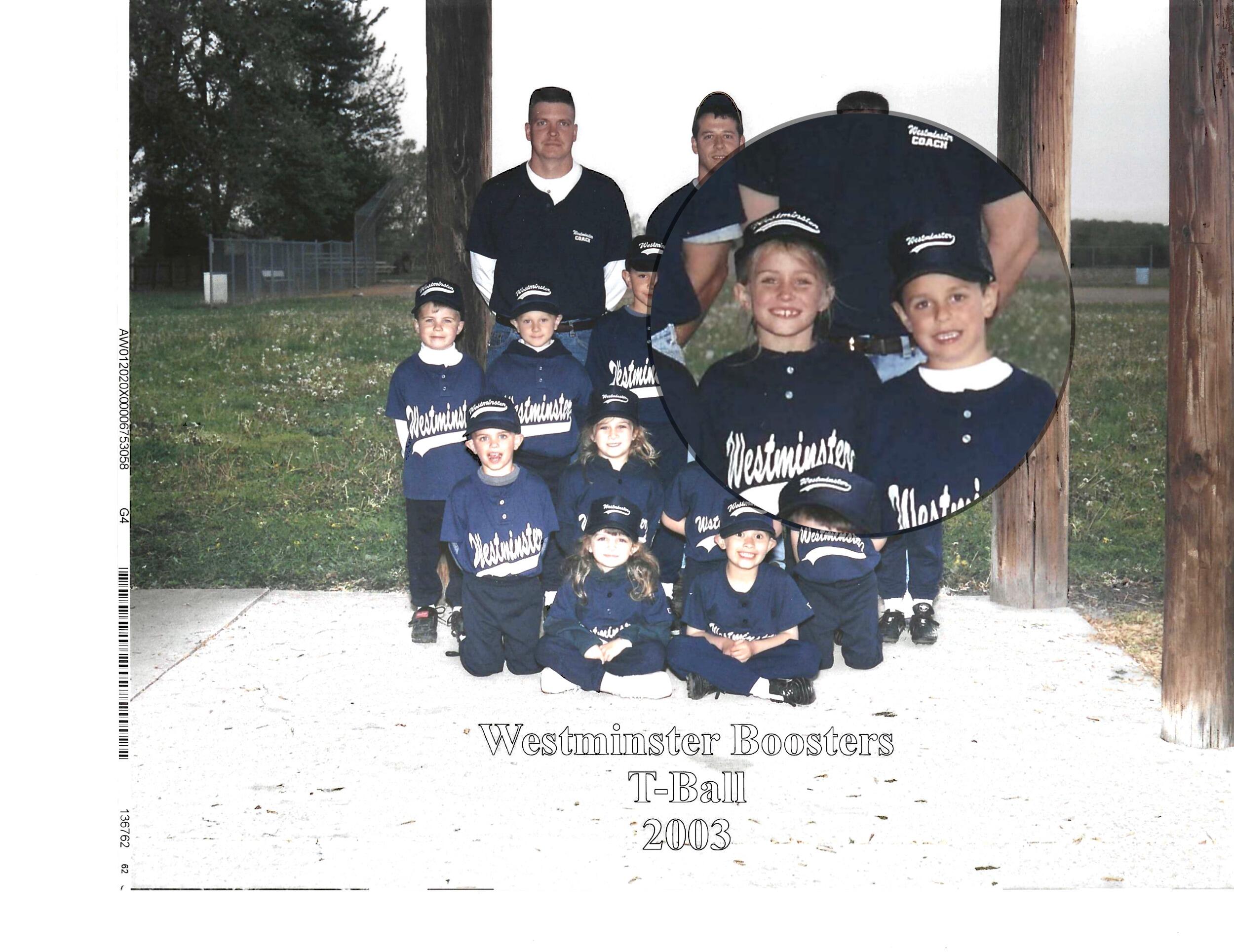 Westminster Braves T-Ball
When we first met 😉
