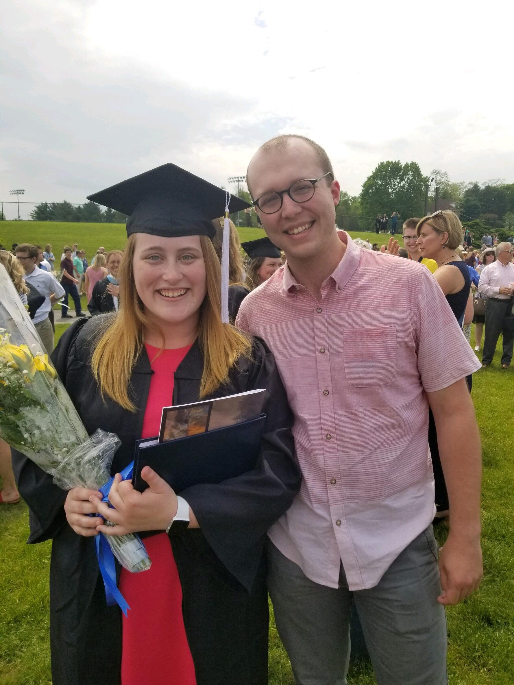 Haley graduates: 
In 2019, Haley graduated! She moved back to NJ where she accepted a position at First Presbyterian Church as the Director of Next Generation Ministries.