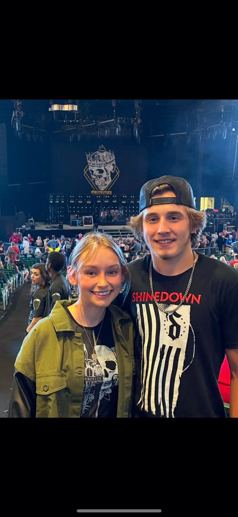 Our first of many Shinedown concerts together! 