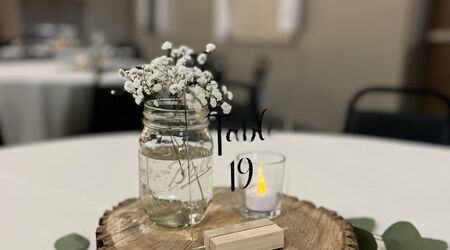 Large Mason Jars with Twine  CJ's Event Planning and Services, LLC