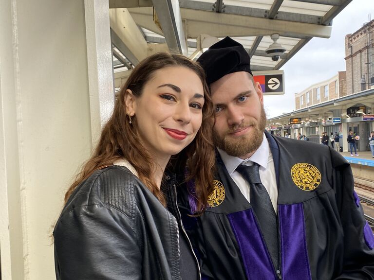 Liam graduated! He earned his JD at Loyola Law.