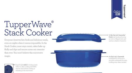 Tupperware Tupperwave Stack Cooker Cookware System Microwave