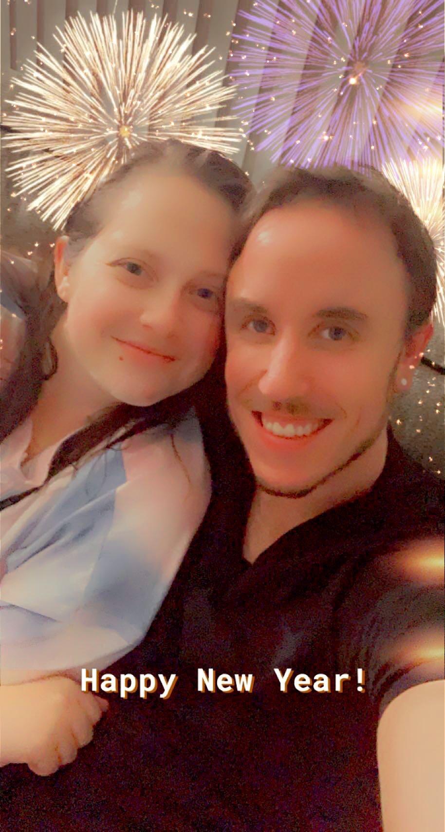 We rang in our first New Years together!
