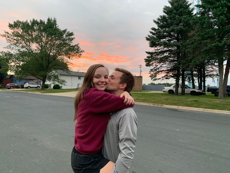 Spent all summer together before Katie returned to Moorhead for her senior year.