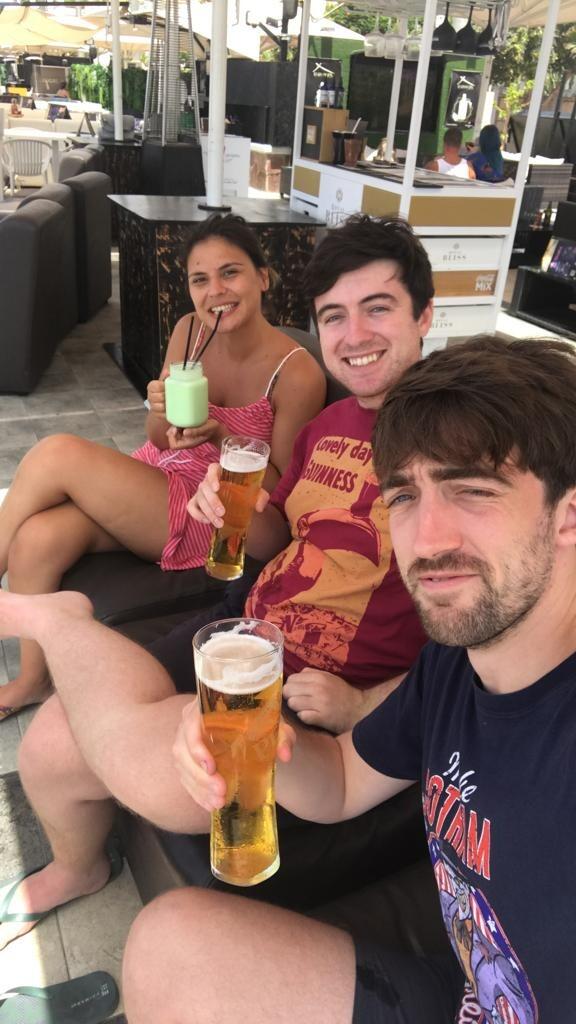 Last beer with Daniel!