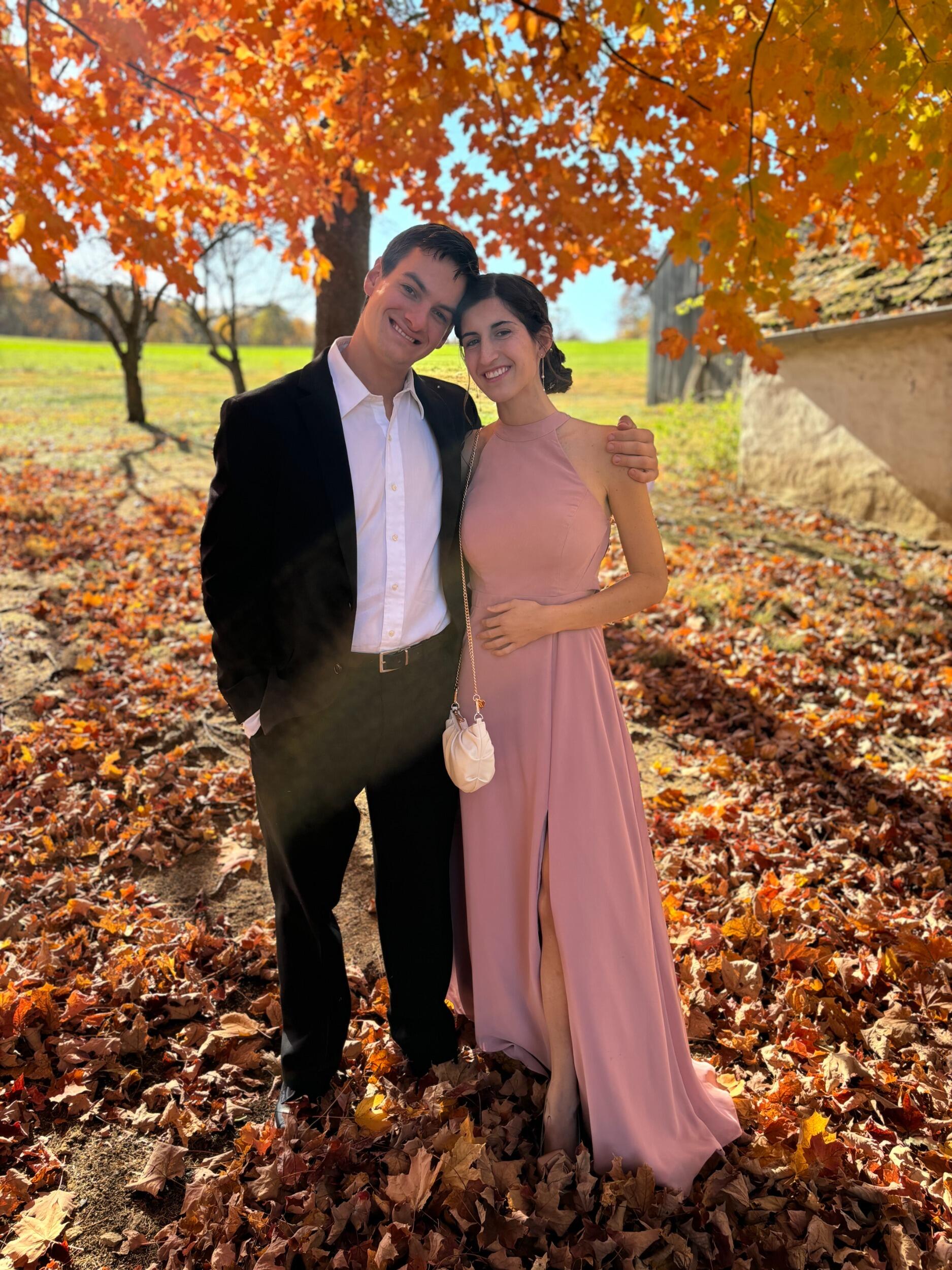 Off to a beautiful fall wedding!