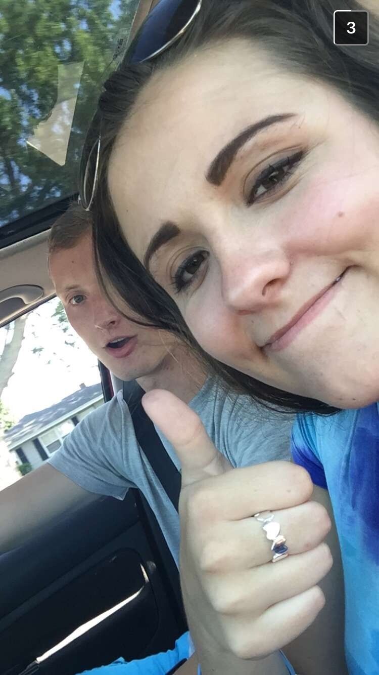 On our second date 