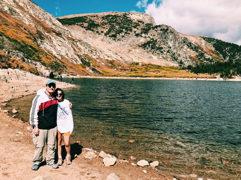Checking out St. Mary's Glacier on a trip to Denever, Colorado!!