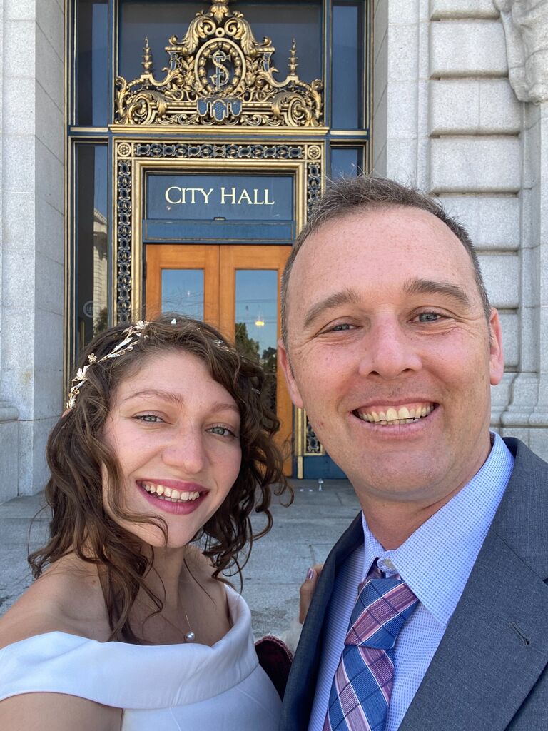Quick trip to City Hall before Baby Girl arrives!