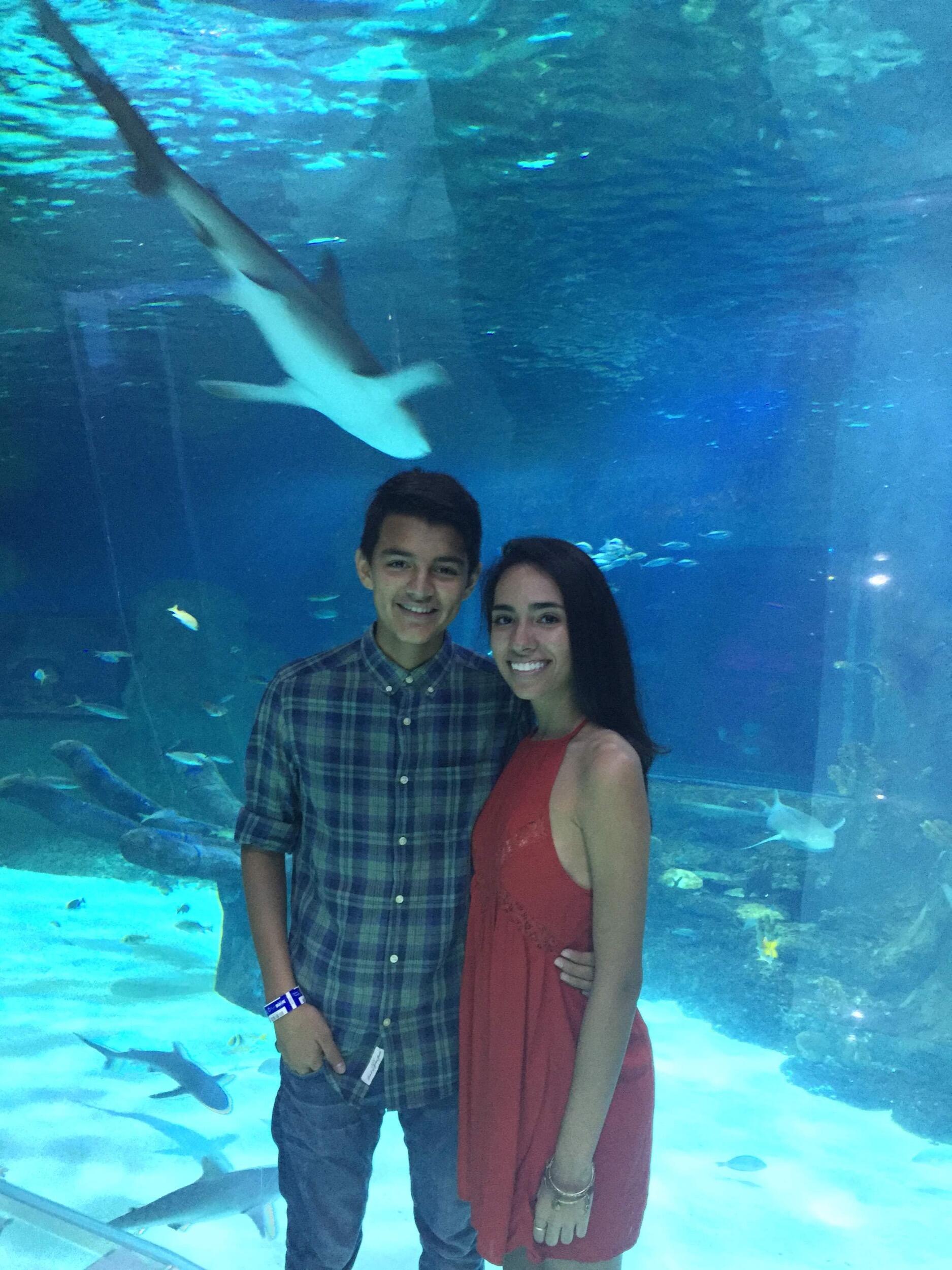 Celebrating their 1st year together at ICON Park