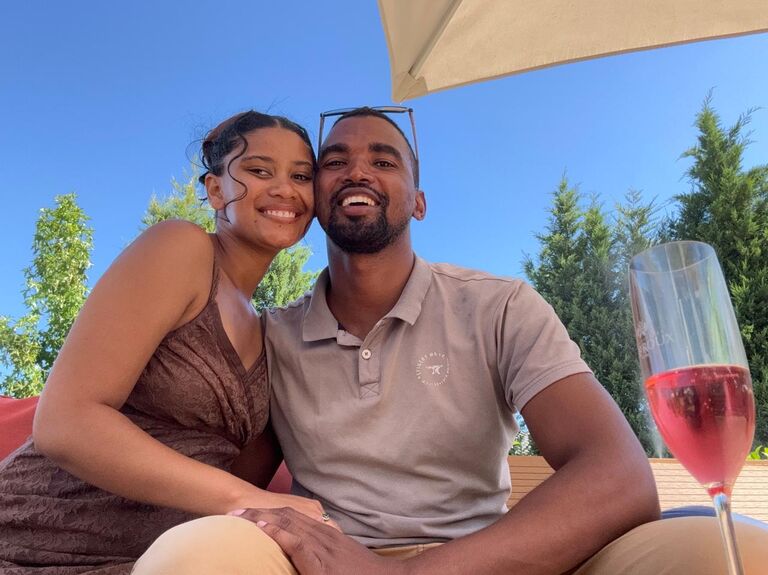 Celebrating our first time going into a new year together. 2025 the year that we are getting married!