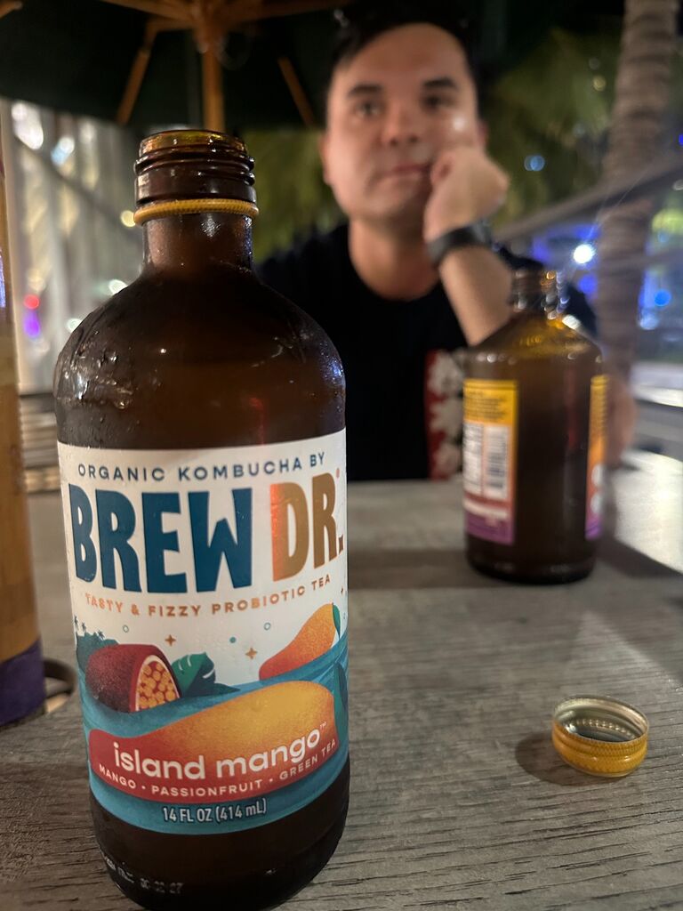 Haley and Ryan "DTR" late one night, outside of Whole Foods, whilst sipping on Kombucha. Did you know Ryan can't burp? Well now you do.