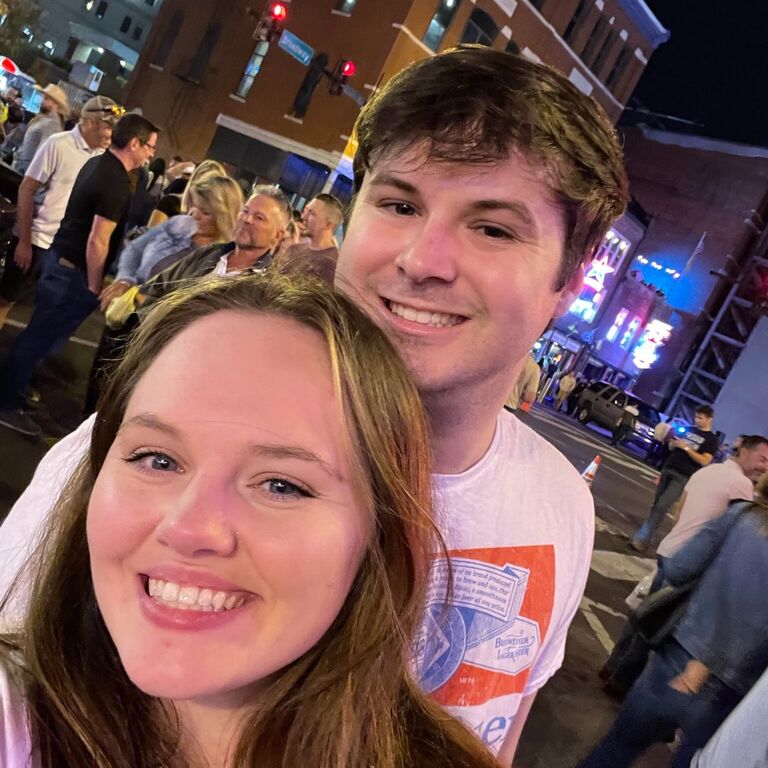 Went on our first trip together to Nashville, TN.