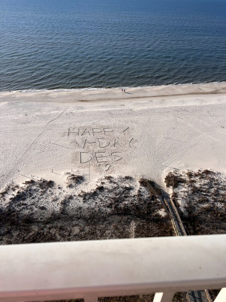 Jacob's sand sculpture! 