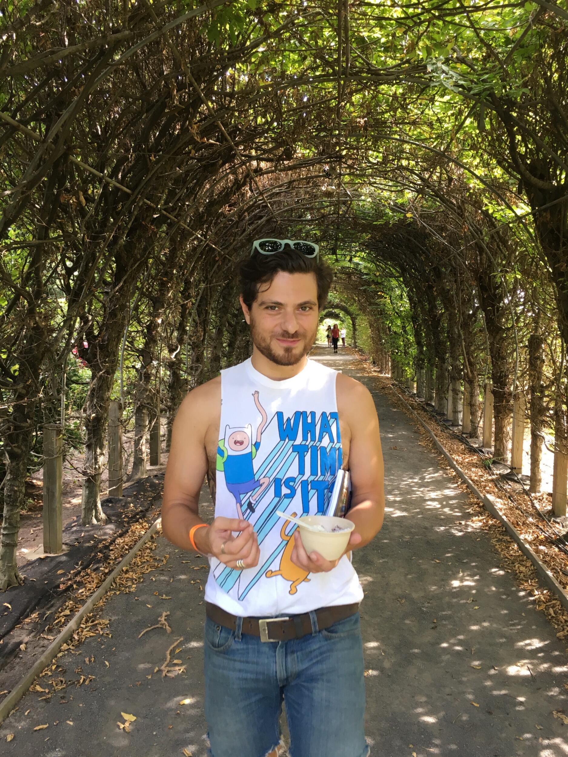 By April of 2017, they went from friends to something more. Their first date was at Storm King between gigs upstate, and that spring they began to spend their free time together (Ryan is pictured on a date with Jennifer at their future wedding venue, Snug Harbor, in 2017!)