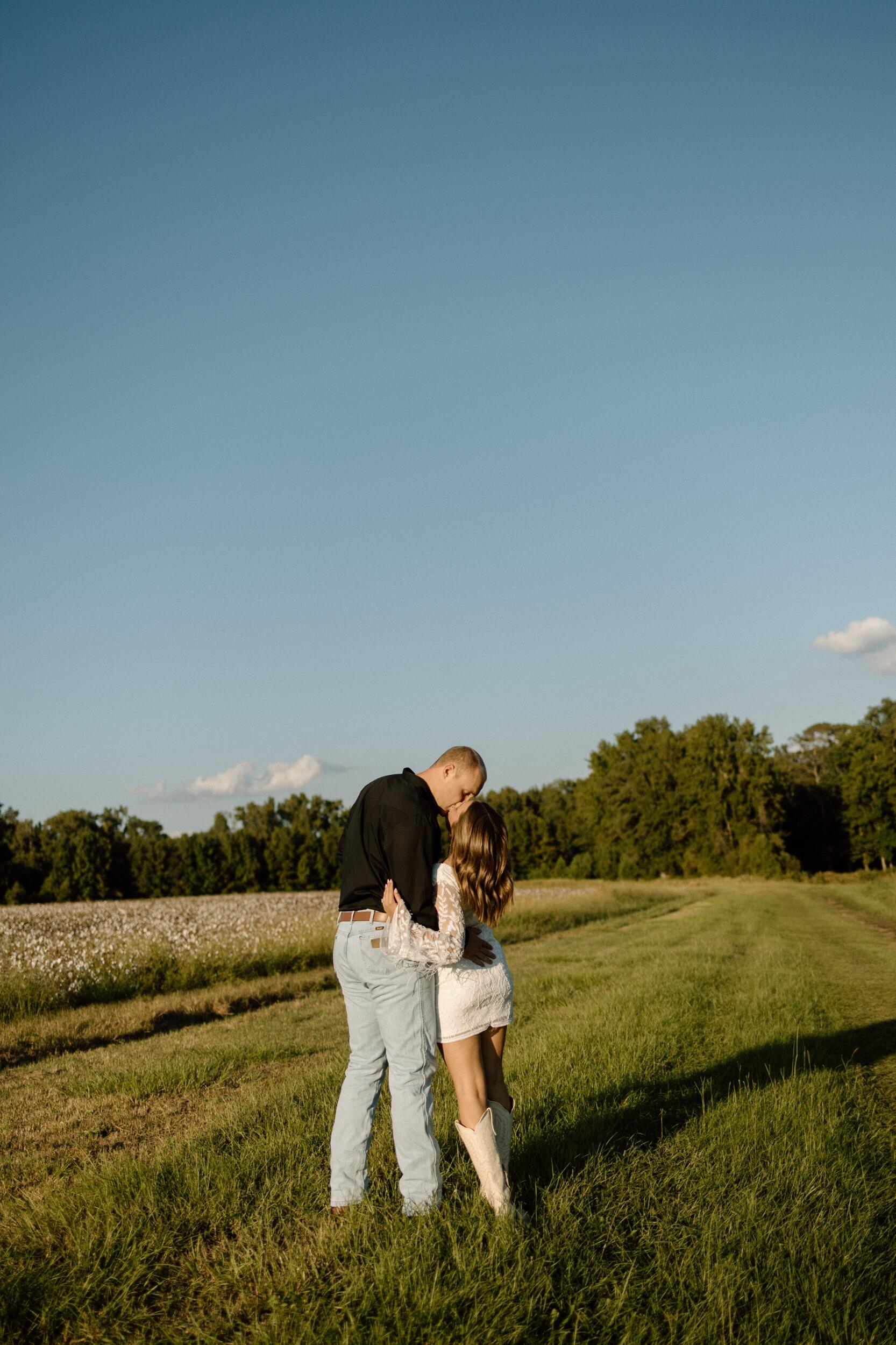 Took our engagement pictures 