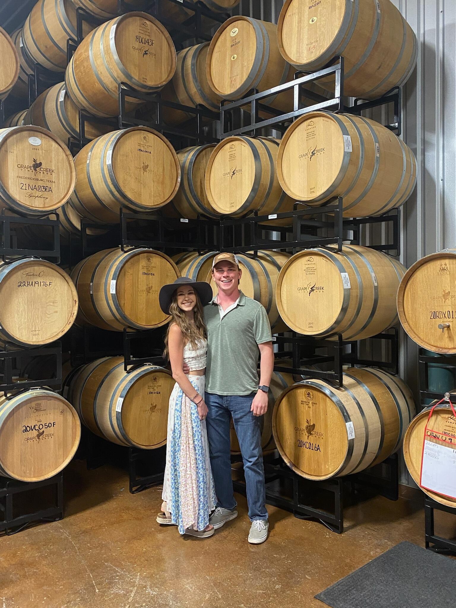 Wine touring in Fredericksburg