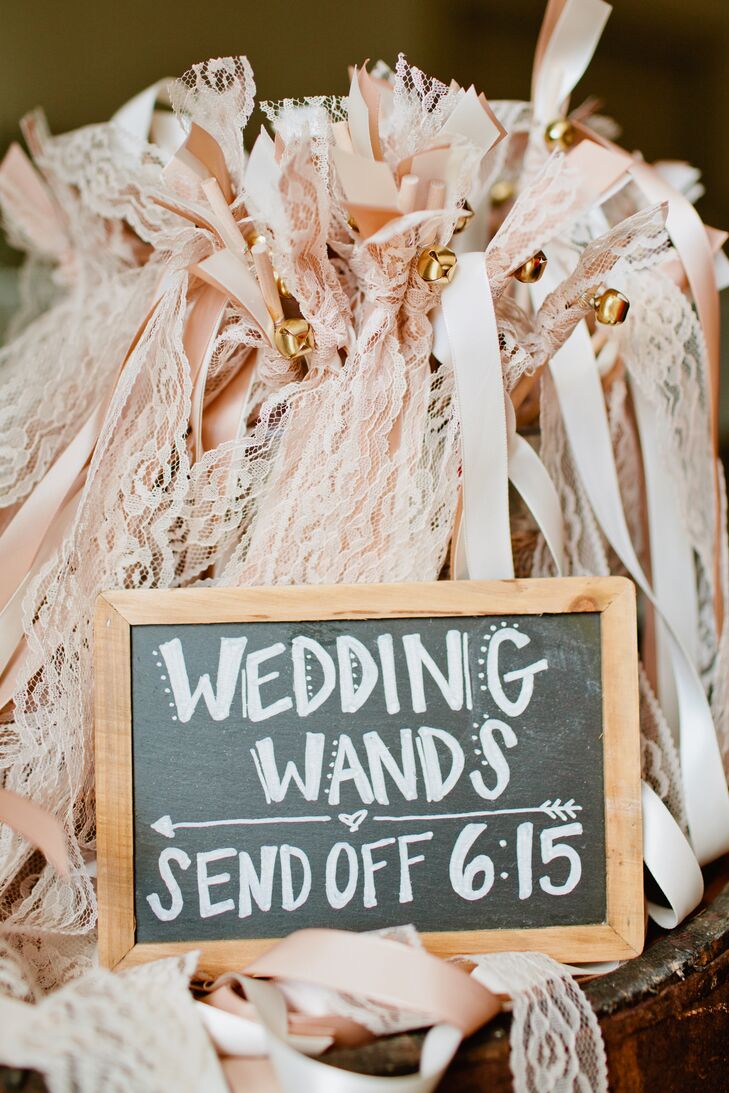 Lace Wedding Wands