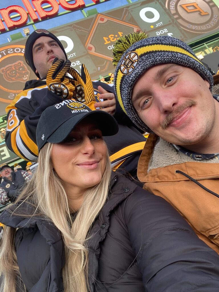 Spent the New Year at the Winter Classic in Boston! Go Bruins!